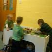 Fun at the Train Table